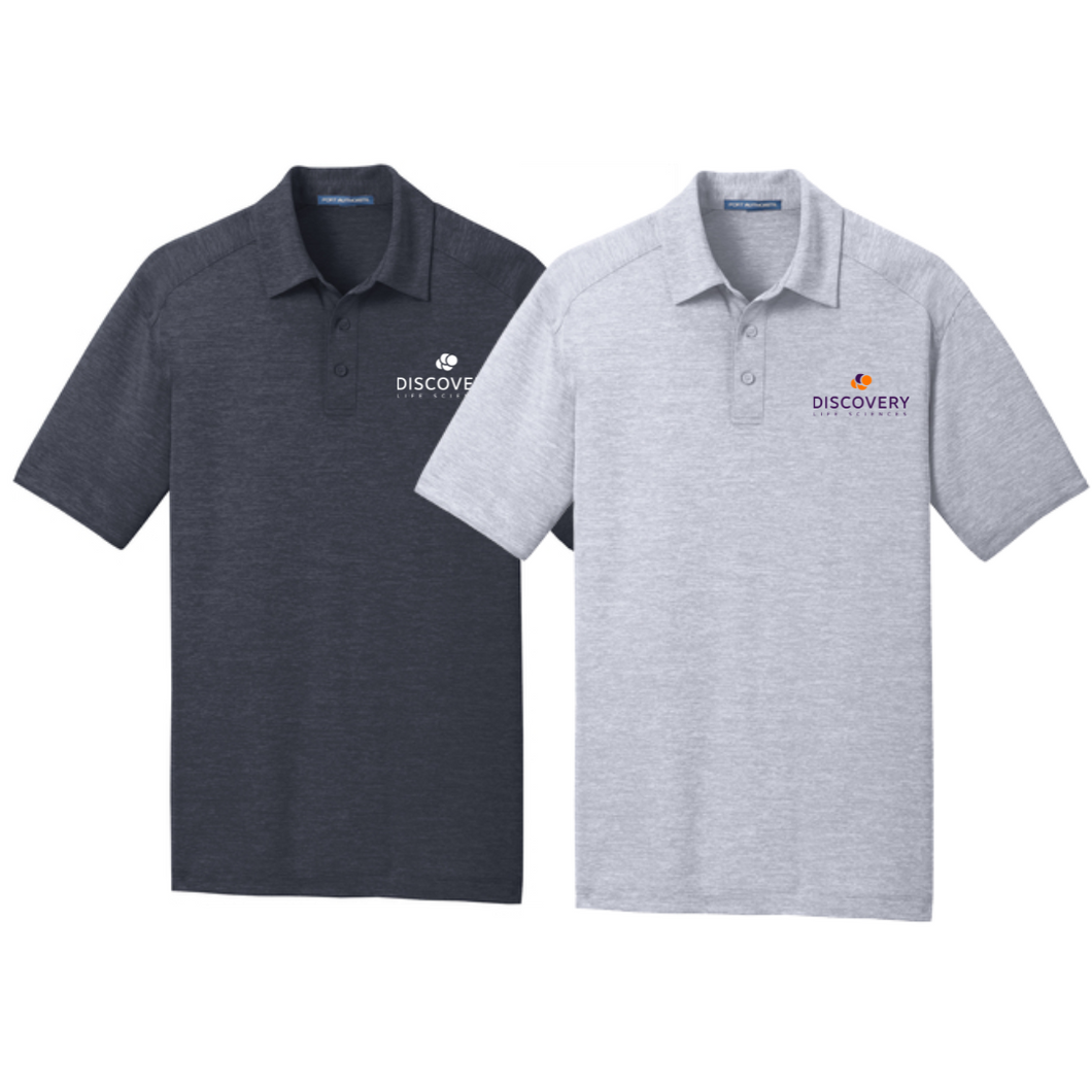 Discovery Men's Port Authority® Digi Heather Performance Polo