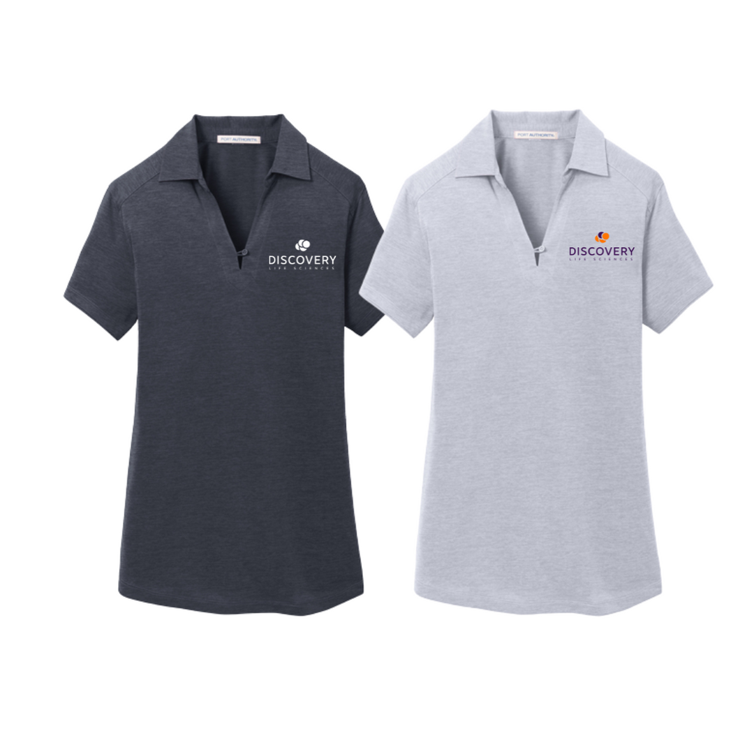 Discovery Women's Port Authority® Digi Heather Performance Polo